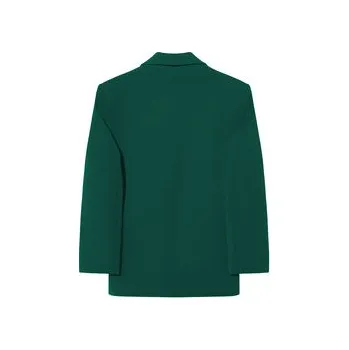 Dámské sako La Mania Sako BIGGIE Zelená Classic Fit OS