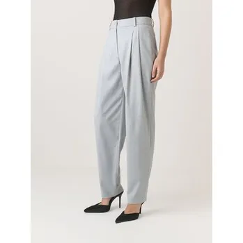 Pánské kalhoty La Mania Společenské kalhoty CHET Šedá Classic Fit 36