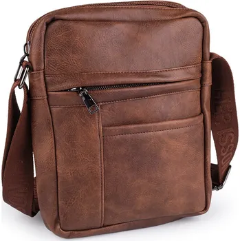 Pánská taška crossbody 20x28 cm, barva 2 hnědá
