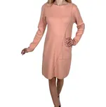 Li Fan Dámské svetrové šaty LINFAN Barva: Růžová, Velikost: XL-2XL
