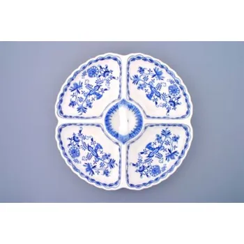 Český porcelán Dubí Cibulák Kabaret čtyřdílný 32cm Originál průměr 32 cm počet ks 4