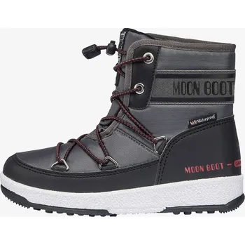 Chlapecké tenisky Moon Boot JR BOY MID WP 2 BLACK/CASTLERO EUR 37 327139