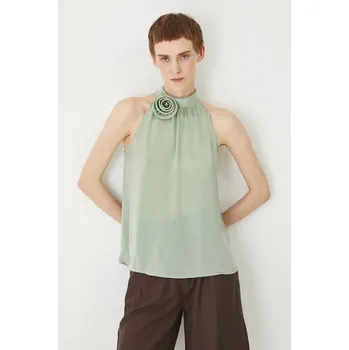 Dámská halenka Halenka Medicine dámská, zelená barva, hladká RS25.BKD910 81X, vel. S