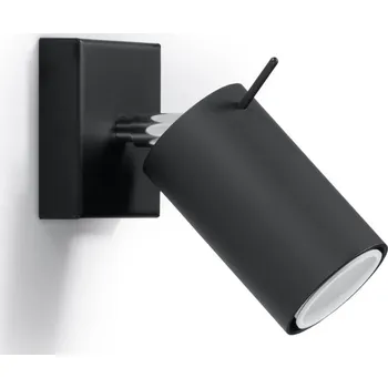 Bodové svítidlo Černé bodové svítidlo 8x10 cm Etna – Sollux ID_884504