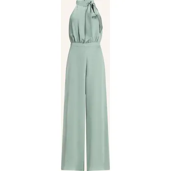 Dámský overall Swing Dámský Overal Ze Saténu S Vázačkou, tmavě zelená, 38