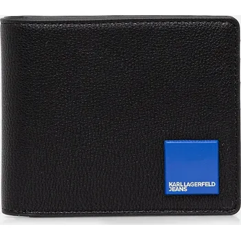 Peněženka Peněženka Karl Lagerfeld Jeans pánská, černá barva, A3M32070 99X, vel. ONE SIZE