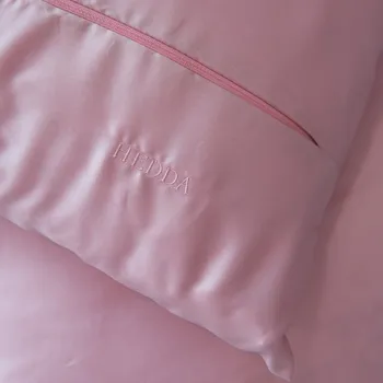 Povlečení HEDDA Povlečení bavlněný satén Laila růžové - povlak na polštář rozměr: 50 x 65 cm