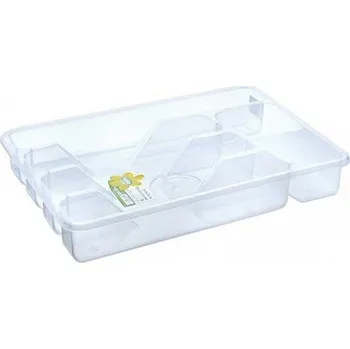 Příborník do zásuvky Příborník 34x26x4,5cm, 5přihrádek, transp.plast