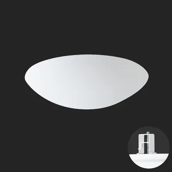 Koupelnové svítidlo OSMONT AURA V11 stropní/nástěnné skleněné polovestavné svítidlo bílá IP44 4000 K 27W LED DALI HF (původní kód OS 68616) - OSMONT OS AUR68616
