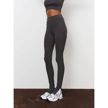 Dámské legíny La Mania Legíny PAIGE 2 Šedá Classic Fit 40