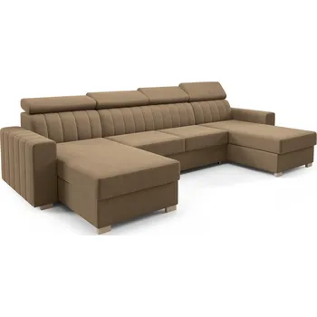 Sedací souprava Rozkládací sedací souprava LAOS U Hnědá I