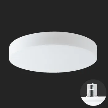 Koupelnové svítidlo OSMONT ELSA V5 stropní/nástěnné skleněné polovestavné svítidlo bílá IP44 3000 K 36W LED DALI (původní kód OS 68150) - OSMONT OS ELS68150