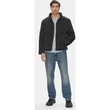 HUGO Zimní bunda Bero2531 50541590 Černá Regular Fit M