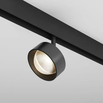 Bodové svítidlo MAYTONI Svítidlo do kolejnice Lens Magnetic track system Exility 3000K 15W 70d TR217-2-15W3K-B