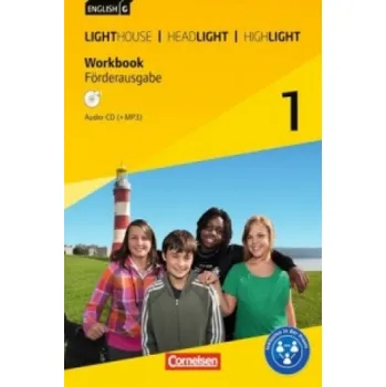 Anglický jazyk English G Lighthouse / English G Headlight / English G Highlight - Allgemeine Ausgabe - Band 1: 5. Schuljahr, Workbook: Workbook - Förderausgabe mit Audios online - Zu Lighthouse, Headlight und Highlight – Wolfgang Biederstädt (DE)