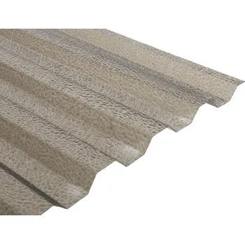 Polykarbonátová deska Trapézový polykarbonát Palram 76/18 hrubá struktura - bronz 1,06 x 2,5 m