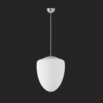 OSMONT ASTRA S závěsné skleněné svítidlo nerez broušená / bílá IP40 3000 K 27W LED DALI (původní kód OS 60443) - OSMONT OS AST60443