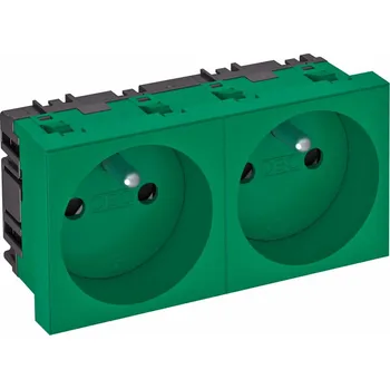 Elektrická zásuvka OBO BETTERMANN Zásuvka 2 násobná, příma STD-F0 MZGN2 6120176