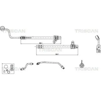 Hydraulická hadice, řízení TRISCAN 8516 43004
