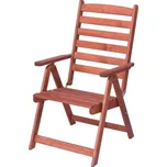 ROJAPLAST Polohovací zahradní křeslo - SORRENTO, dřevěné