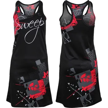 Dámské šaty SWEEP SWTS164 černá - růžová XL