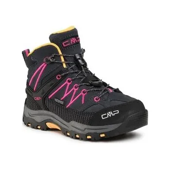 Dětská treková obuv CMP Trekingová obuv Kids Rigel Mid Trekking Shoe Wp 3Q12944 Šedá 29