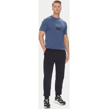 Pánské tričko HUGO T-Shirt Dusplit 50542784 Tmavomodrá Regular Fit XS