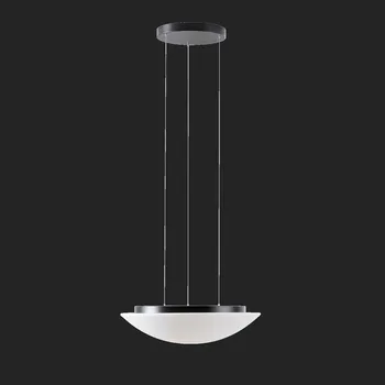 OSMONT AURA LE5 závěsné skleněné svítidlo černá / bílá IP40 3000 K 27W LED DALI (původní kód OS 67438) - OSMONT OS AUR67438