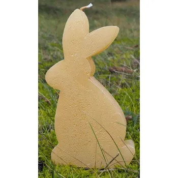 Svíčka Svíčka zajíc béžový, výška 20 cm