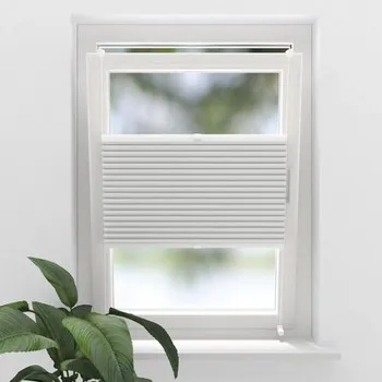 Plisé žaluzie zatemňovací SOLUNA dvouvrstvé bílá 50x130 cm