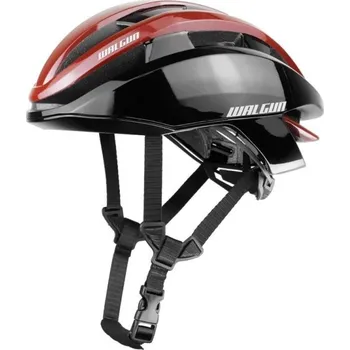 Cyklistická přilba Pohodlná silniční cyklistická helma s aerodynamickým designem Ultra lehká konstrukce Efektivní odvětrávání Sportovní přilba červená L (59-62 cm)