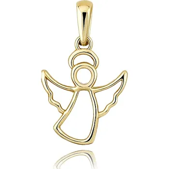 Přívěsek MINET Elegantní zlatý přívěs anděl Au 585/1000 0,60g