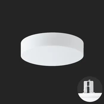 Koupelnové svítidlo OSMONT ELSA V2 stropní/nástěnné skleněné polovestavné svítidlo bílá IP44 3000 K 15W LED DALI (původní kód OS 59386) - OSMONT OS ELS59386