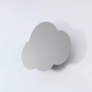 Lampička TK Lighting Nástěnné světlo Cloud, šedé, šířka 38 cm, kov, mrak, G9 šedá, bílá 2 x 8 W LED - Doprava zdarma
