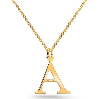 Náhrdelník iZlato Zlatá celebritka písmeno A IZ23448A Žluté zlato