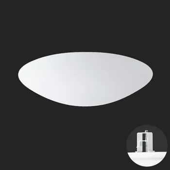 Koupelnové svítidlo OSMONT AURA V9 stropní/nástěnné skleněné polovestavné svítidlo bílá IP44 4000 K 52W LED nouzové kombinované 3 h (původní kód OS 59878) - OSMONT OS AUR59878