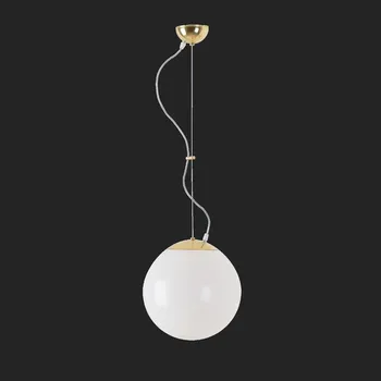 OSMONT ISIS L2 závěsné plastové svítidlo mosaz leštěná / bílá IP40 3000 K 20W LED DALI (původní kód OS 66171) - OSMONT OS ISI66171