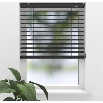 Hliníková žaluzie SOLUNA černá matná 50mm 60 x 180 cm