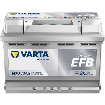 Autobaterie Varta 570500076K262 12V 70Ah 650A