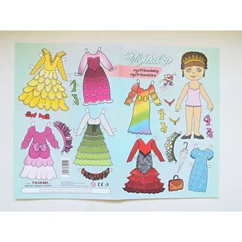 omalovánky Mičánek MP vystřihovánky Nelinka