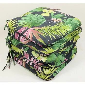 Podsedák Sedák 40x40 cm látka monstera - set 6 kusů