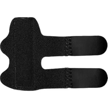 Dávkovač léků Ortéza na prst 8,2×11,5 cm Spoušťová dlaha Kladívková dlaha na ukazováček prostředníček a prsteníček Bolest artritida Podvrtnutí černá