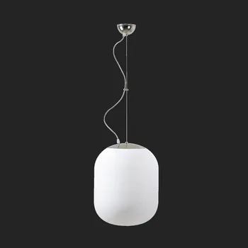 Osvětlení OSMONT TANIA L1 závěsné skleněné svítidlo nerez leštěná / bílá IP40 4000 K 27W LED DALI (původní kód OS 67814) - OSMONT OS TAN67814