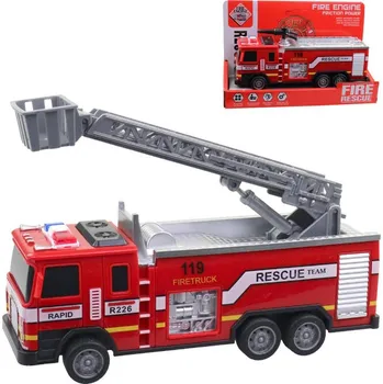 autodráha Auto hasičské požární vozidlo vodní dělo / žebřík hasiči plast 2 druhy