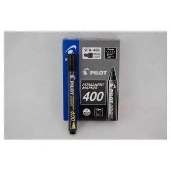 Marker permanentny SCA-400 czarny (12szt) PILOT