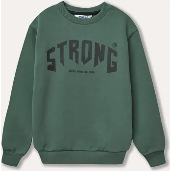 Chlapecká mikina Chlapecká mikina Strong - Khaki 158