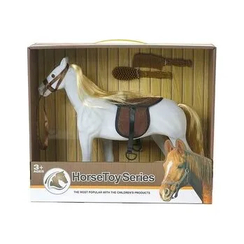 plyšák Koń flokowany z grzywą do czesania