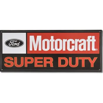 Plechová cedule Plechová cedule Ford Motorcraft Super Duty 43 cm x 18 cm