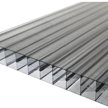 Průsvitná krytina ARLA PLAST Deska polykarbonátová dutinková antracit - tl.16 (2100×4500mm)