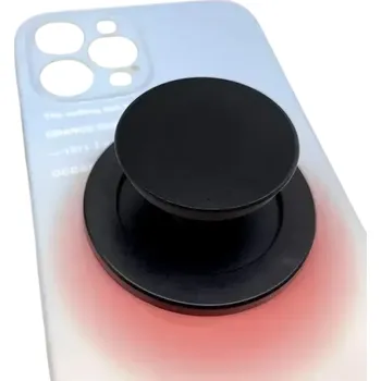 Magnetický skládací držák na telefon 5,7 cm Kompatibilní s MagSafe iPhone Mac Samsung Univerzální otočný držák na mobilní zařízení černá